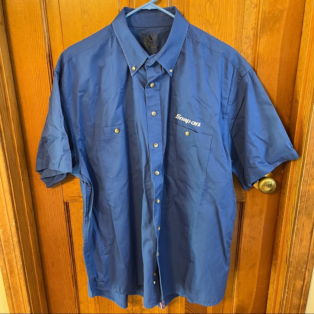 Snap-On Tools Short Sleeve Button Down (Xl)